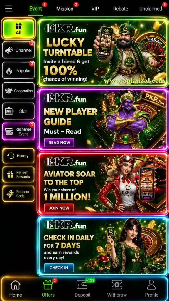 PKRFun Game Download Latest APK 2026 for Android in Pakistan